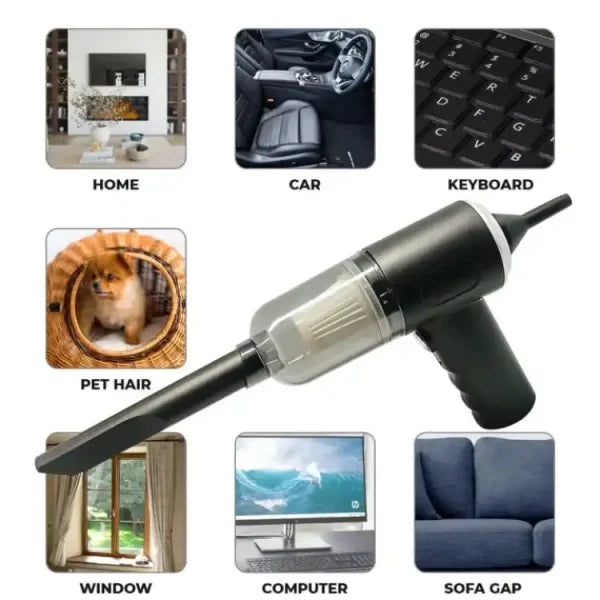 3 In 1 Portable Vacuum Cleaner Wireless Hand-hel