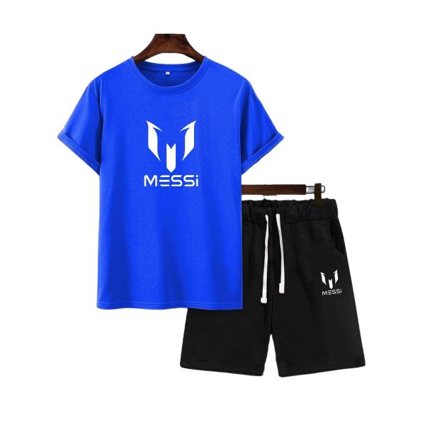 Printed Half Sleeves Cotton Jersey Summer Tracksuit