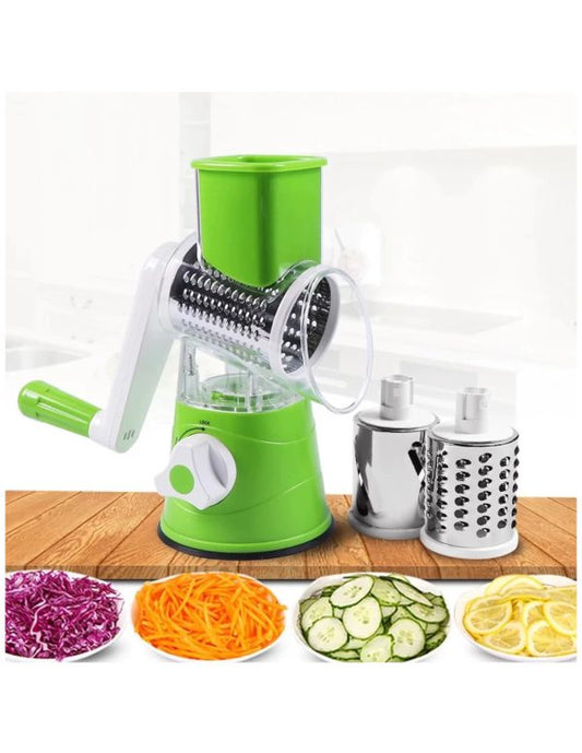 Tabletop Drum Grater | Manual Vegetable Cutter Slicer &